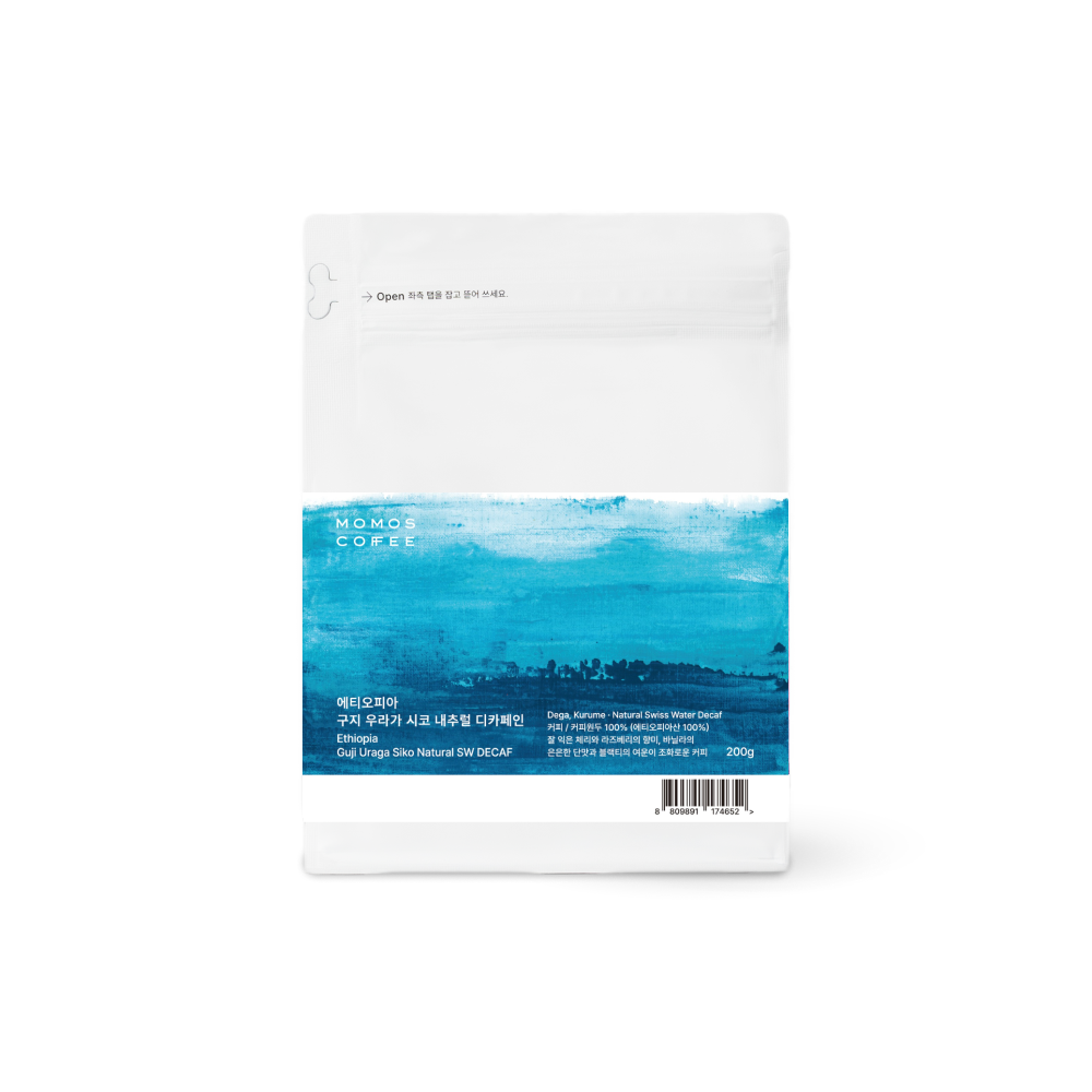 DECAF Ethiopia Guji Uraga Siko Natural
