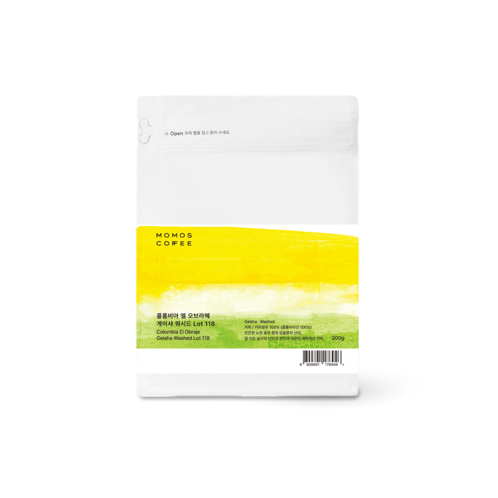 Colombia El Obraje Geisha Washed Lot 118